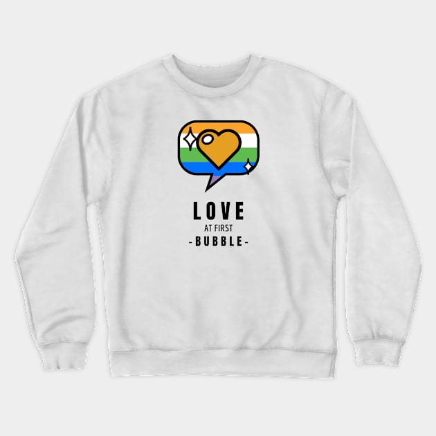 Love at first bubble - soap Crewneck Sweatshirt by Ukrr